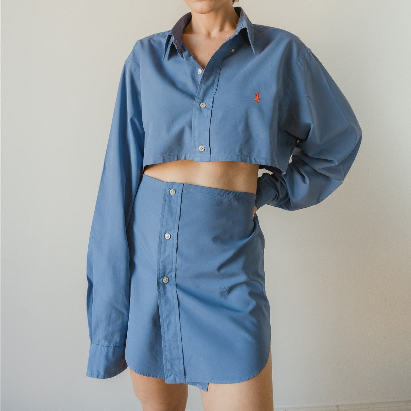 Ralph Lauren Redesigned Shirt + Skirt M